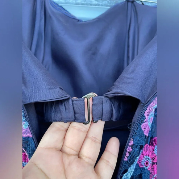 Shoshanna Gracia Multicolor Floral Lace Gown size 4 - Picture 11 of 16